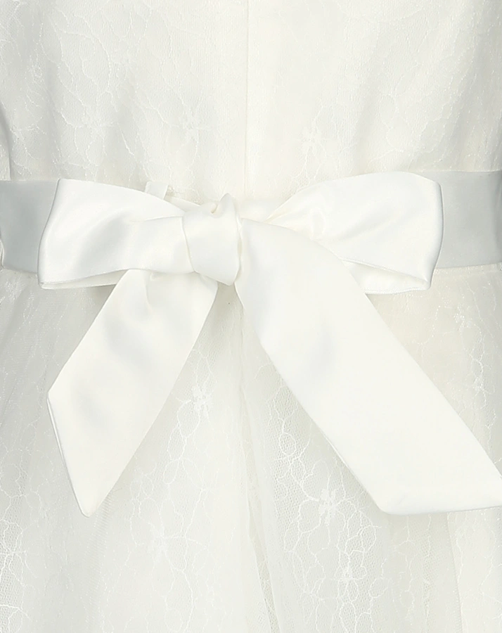 Tüll-Kleid SPARKLE PEARLS in ecru