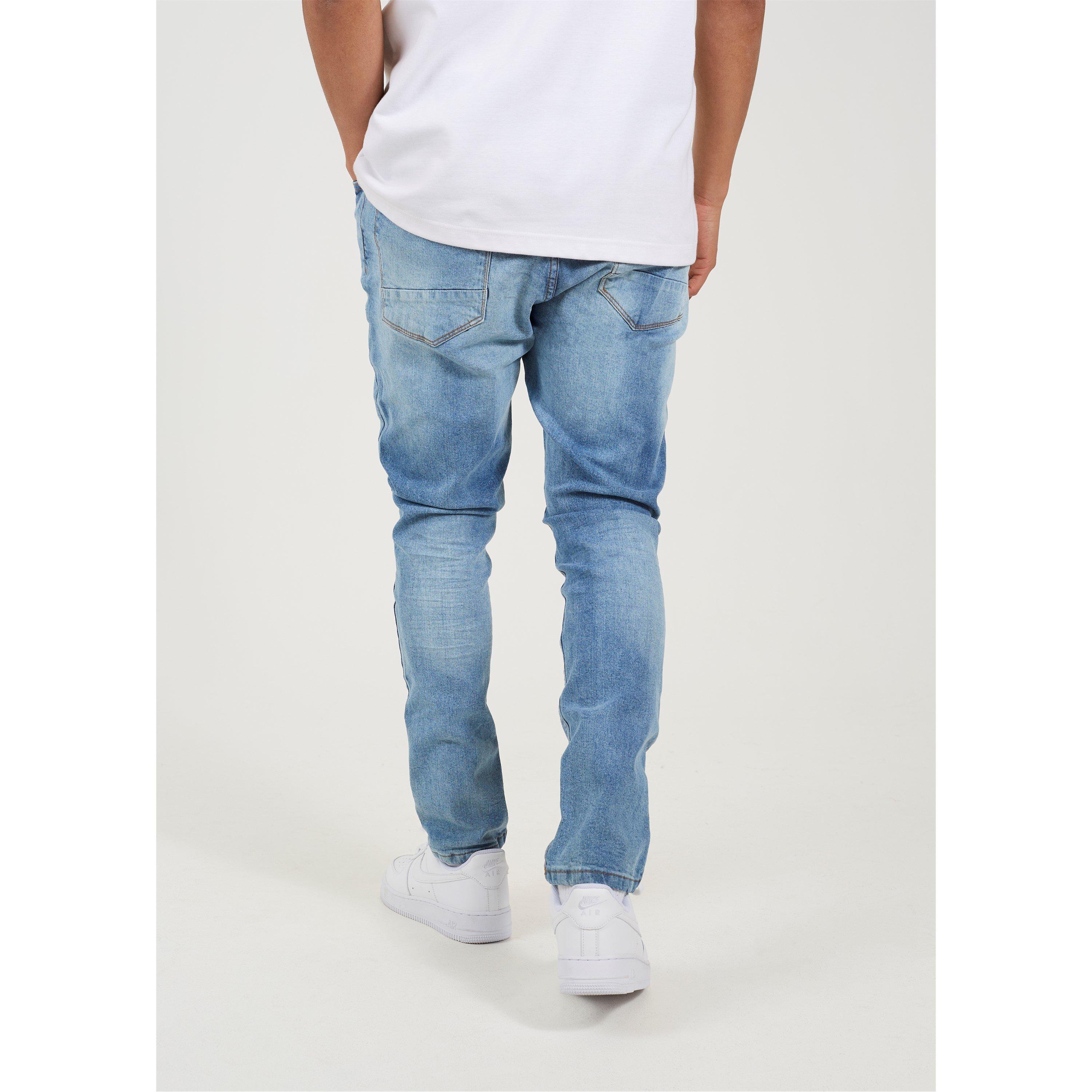 Brave Soul Skinny Fit Jeans with Knee Rips