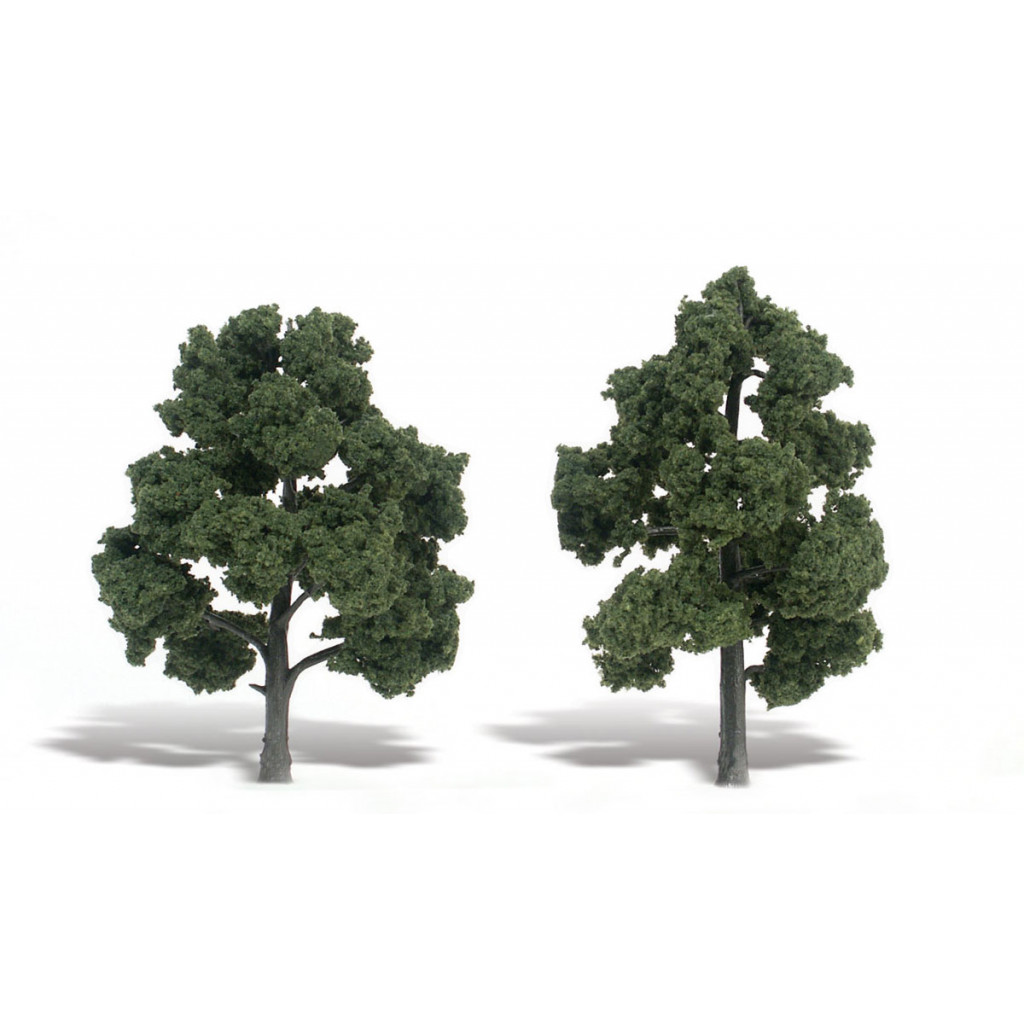 Woodland Scenics - Arbres à feuilles - Medium Green : 12-15 cm