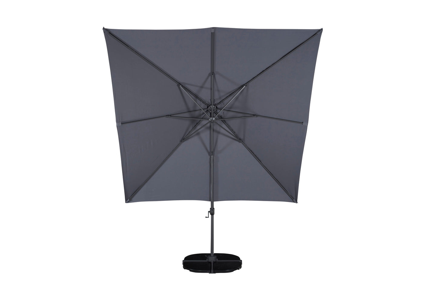 FjÃ´rd - Parasol Donkergrijs 3x3m - Leeds