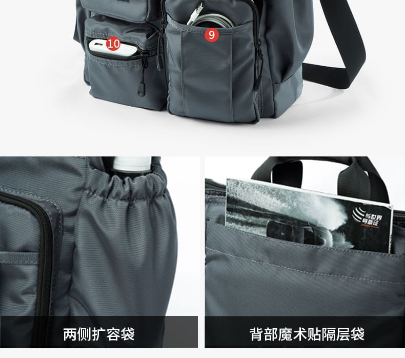 Wavecho - Crossbodytas met meerdere zakken