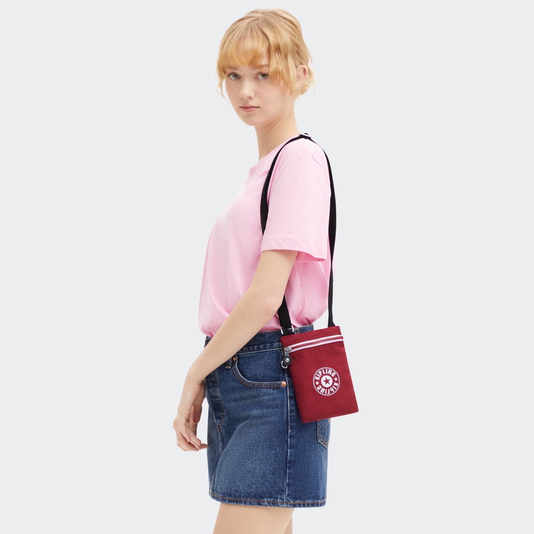 AFIA LITE Petit sac bandoulière avec sangle réglable - Funky Red Combo