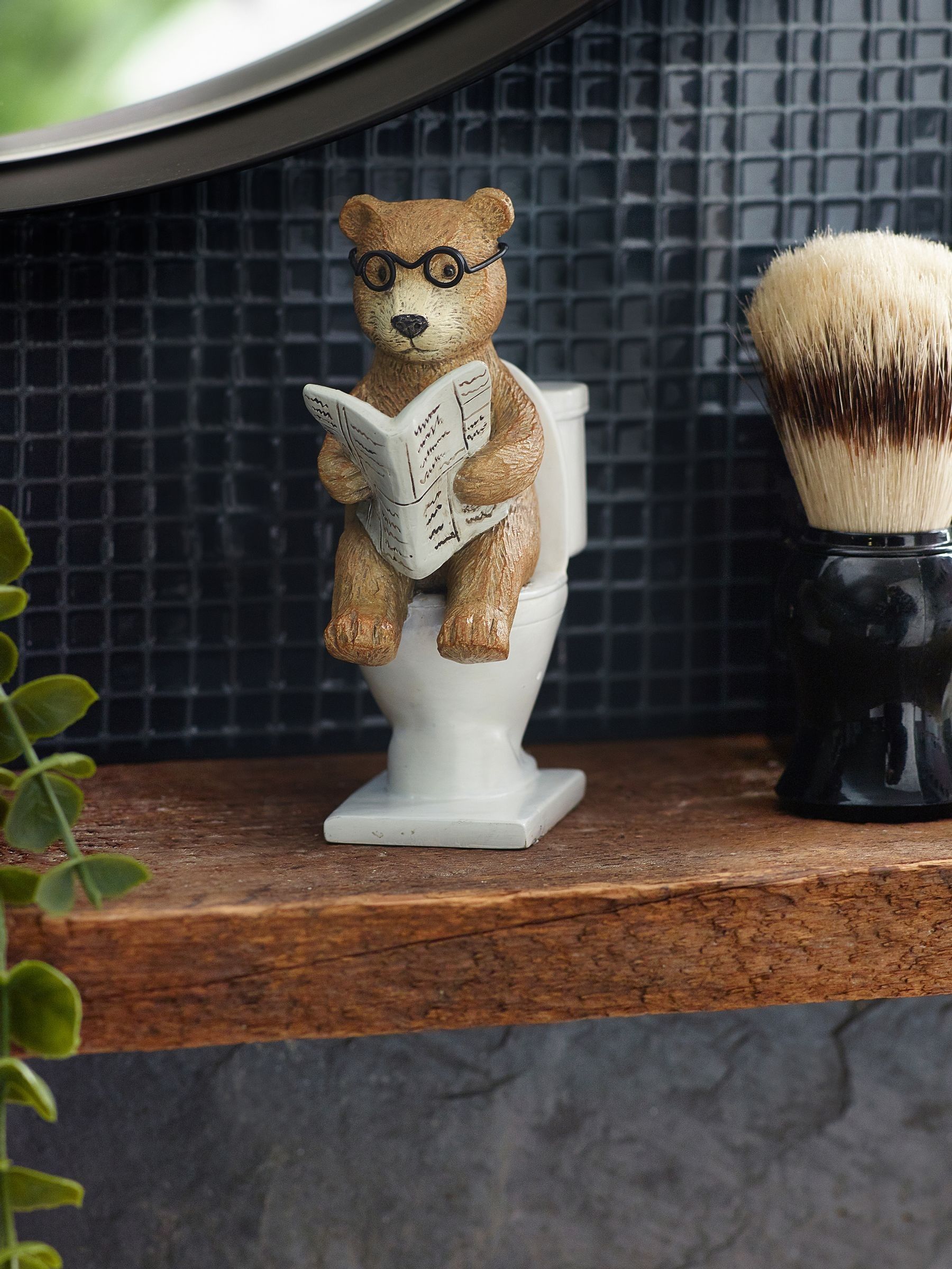 Bertie Bear badkamerornament