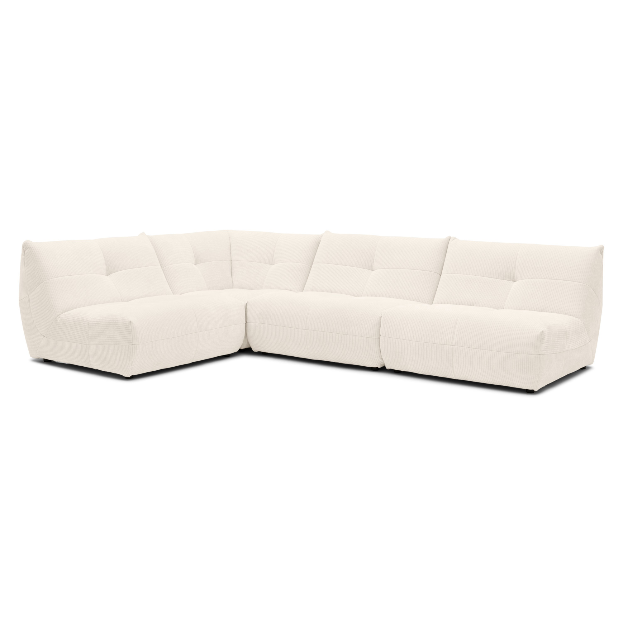 Hoekbank Flynn racer cream