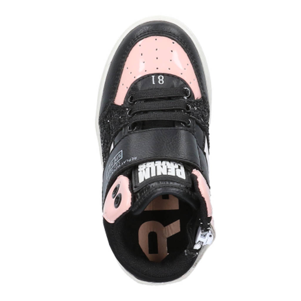 REPLAY Cobrasneakers zwart/roze