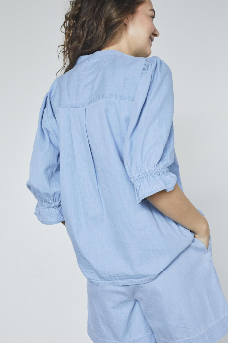 SisterS point blauwe dames blouse