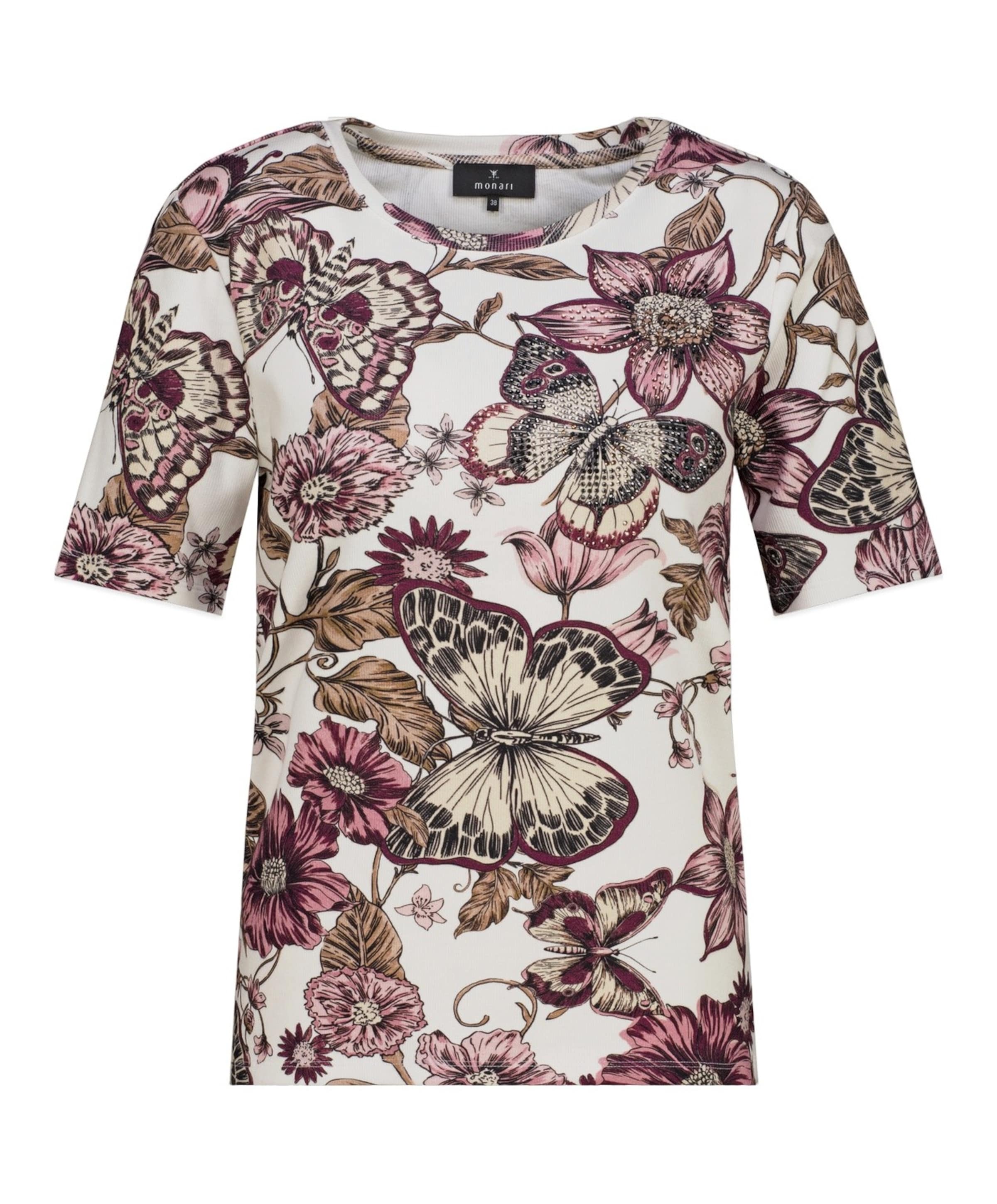Monari Dames T-shirt ecru