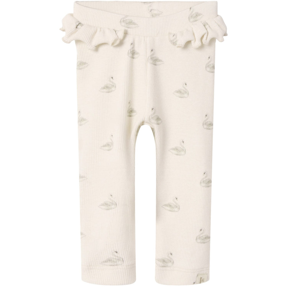 Køb Lil'Atelier Pastel Parchment Swan Nbfgavo Efi Slim Legging Lil Noos