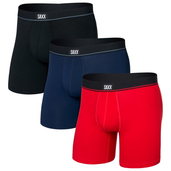Saxx - Essential Cotton Boxer Brief Fly 3-Pack - Sous-vêtement