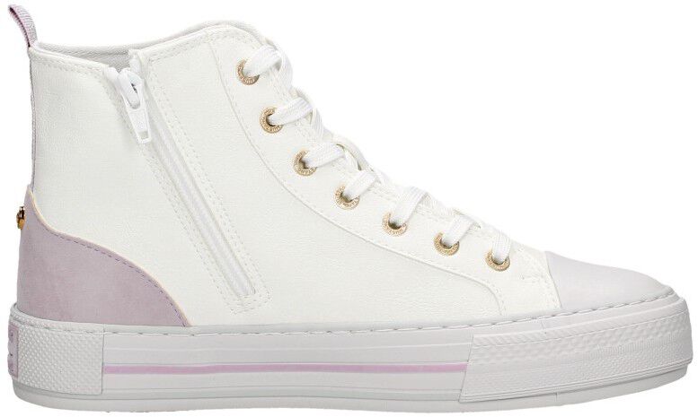 Mustang Veterschoenen Hoog wit