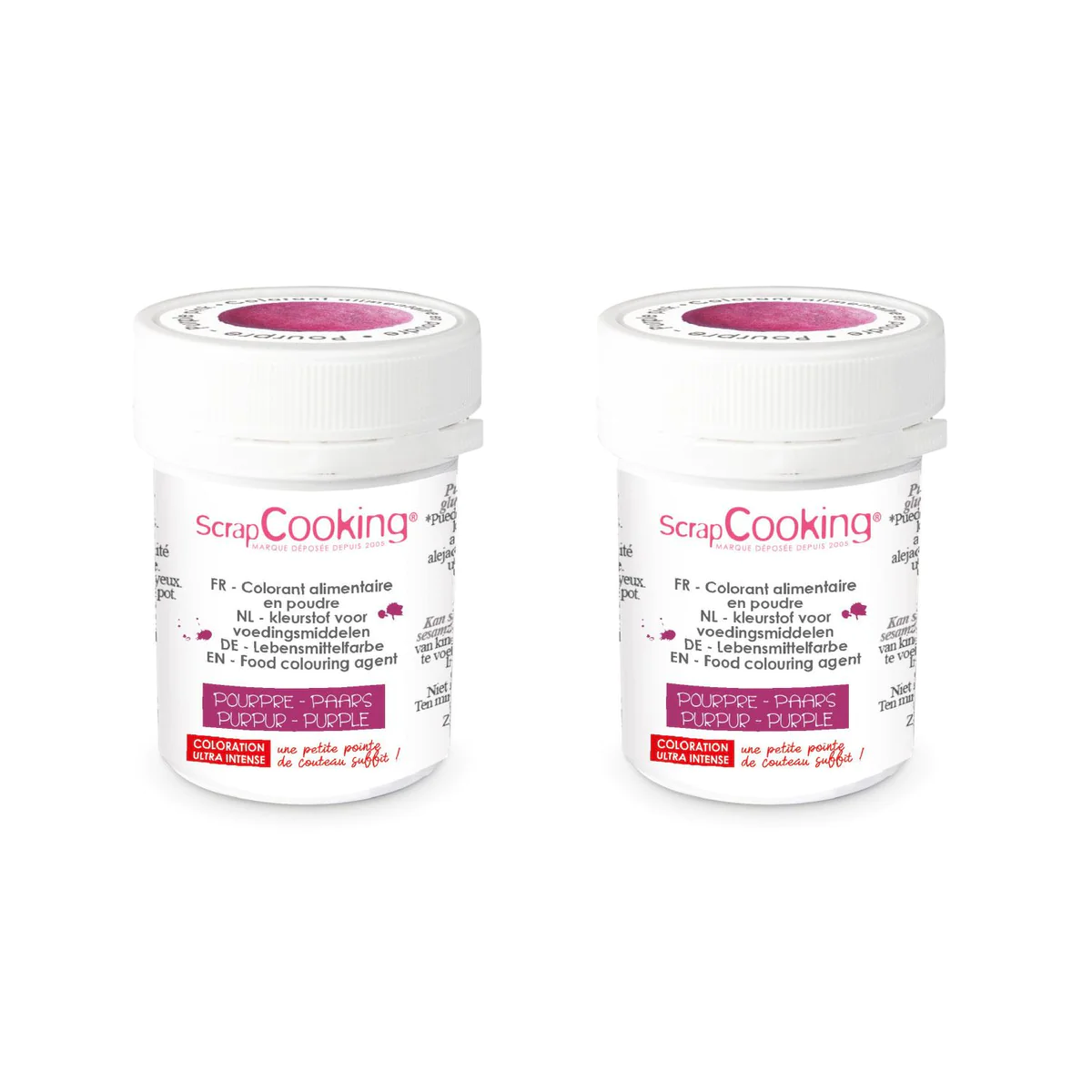 Colorant alimentaire en poudre 10 g - pourpre Scrapcooking