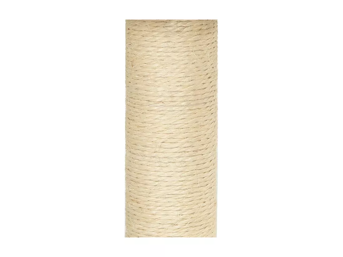 Arbre à chat avec griffoirs en sisal Crème 92 cm