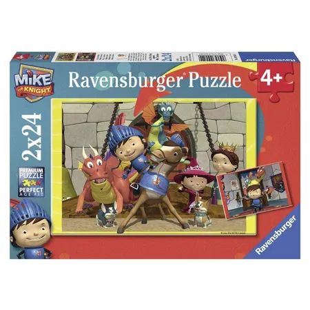 Ravensburger Puzzle Mike der Ritter, 2 x 24 Teile