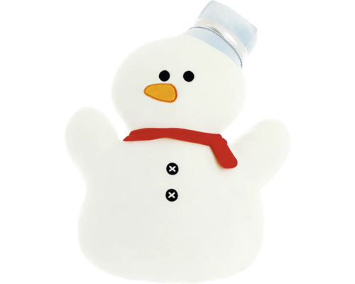 Kerst Sneeuwpop Kussen, Wit, 40 cm