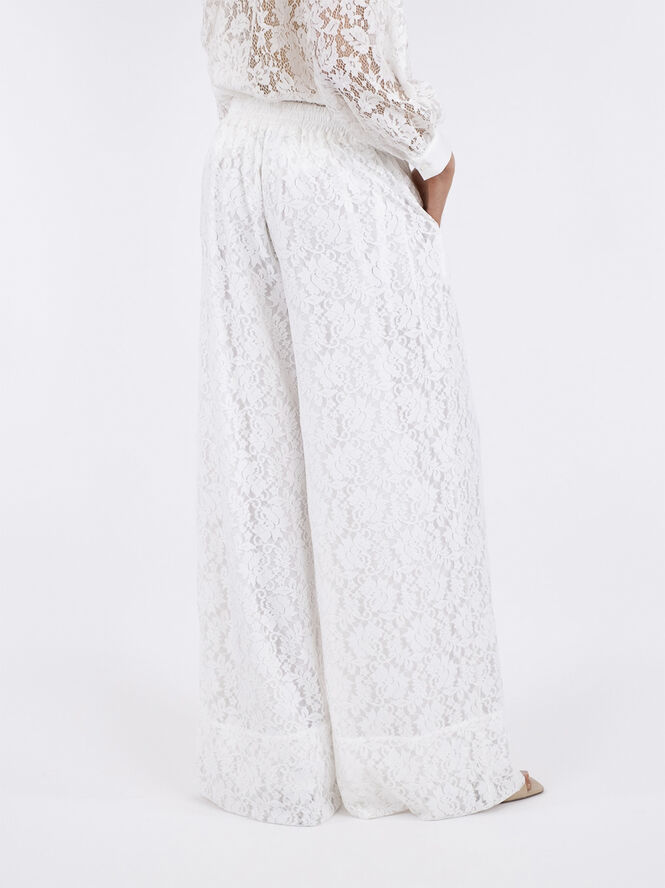 Neo Noir Madison Lace Pants White