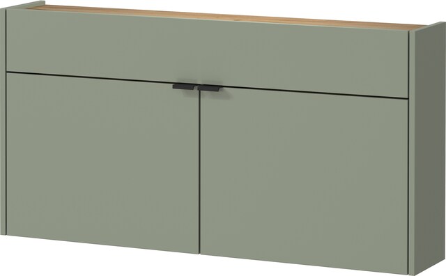 Mehrzweckschrank DAVID 110 x 57 cm Taupegrün/Braun