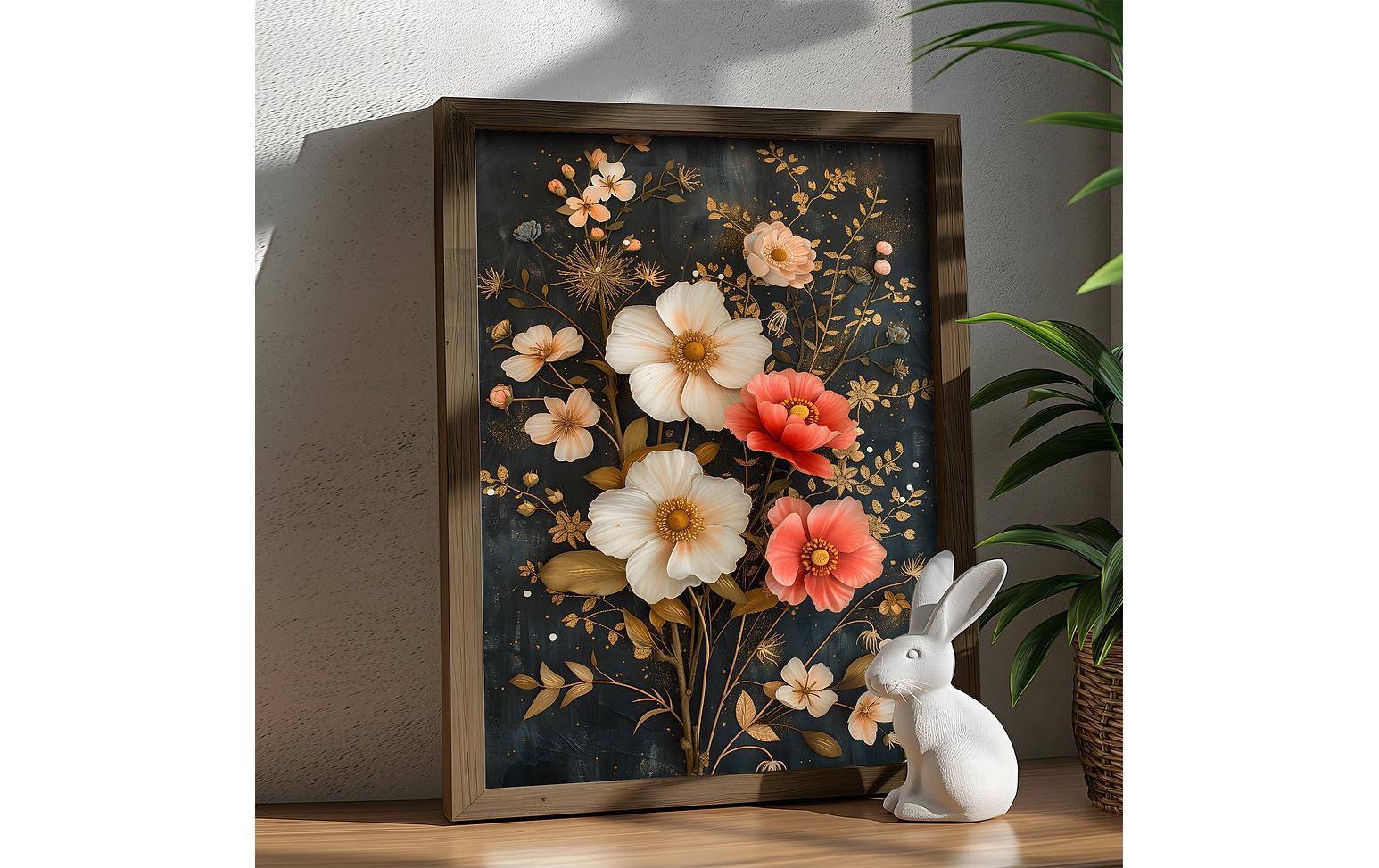 Bild Flowers 35 x 47 cmDekorative Wandmalerei