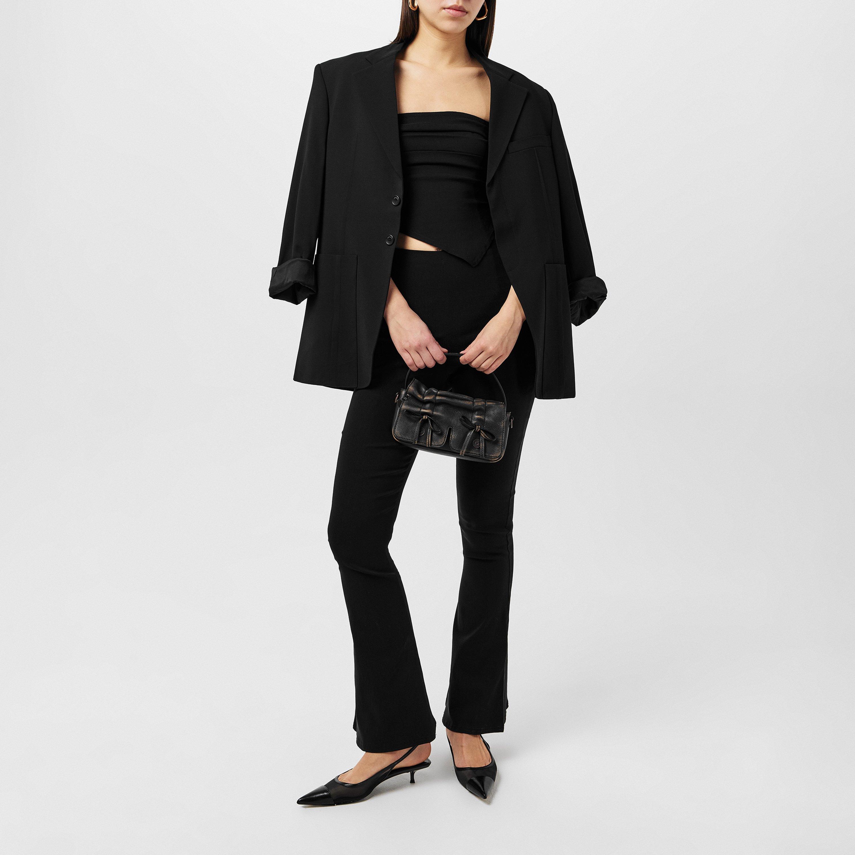 Missy Empire ME Bengaline Kick Flare Trousers Womens