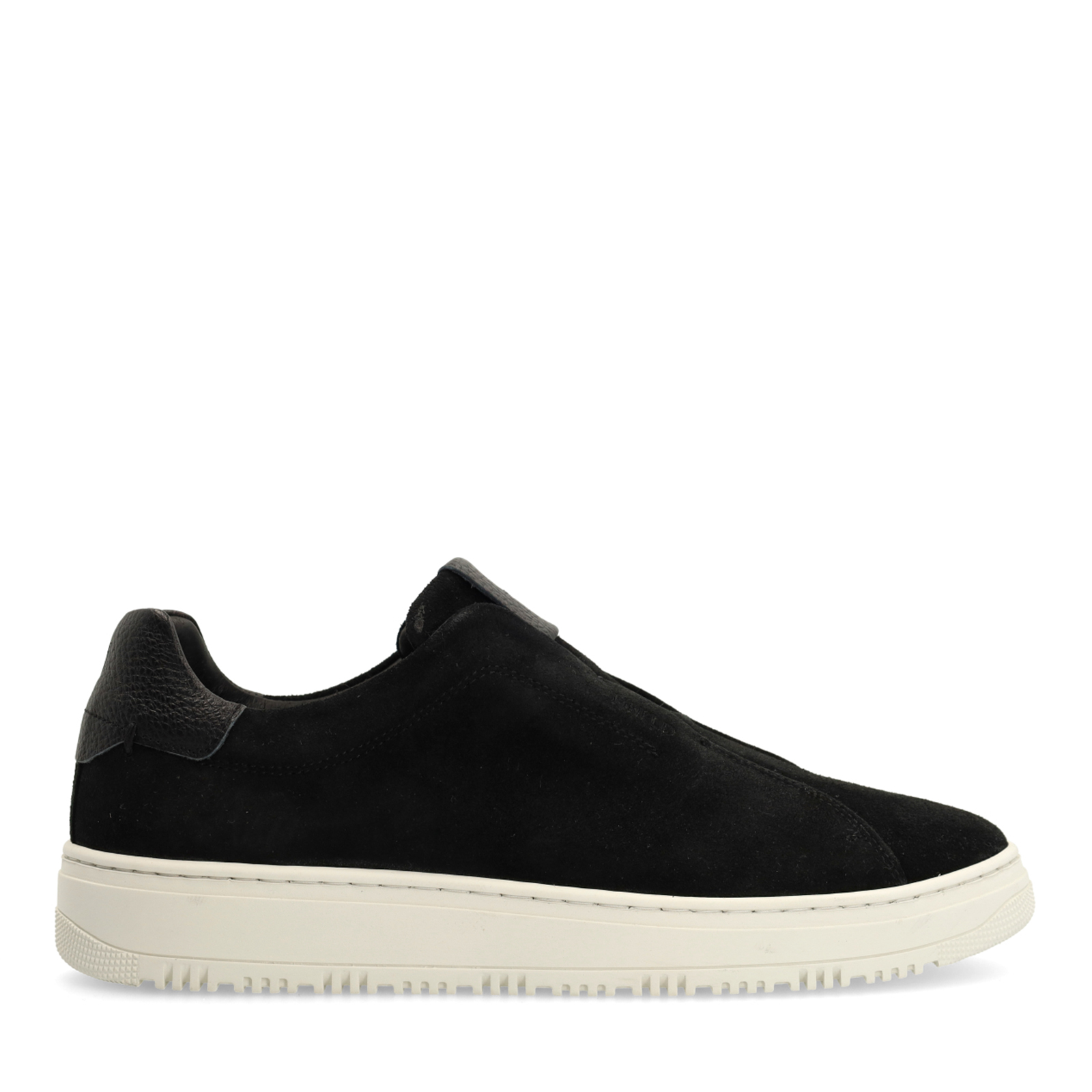 Zwarte suède sneakers