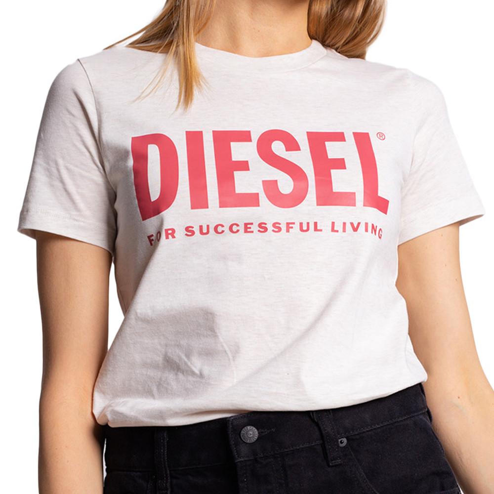 Diesel T-shirt Blanc Femme Diesel Sily