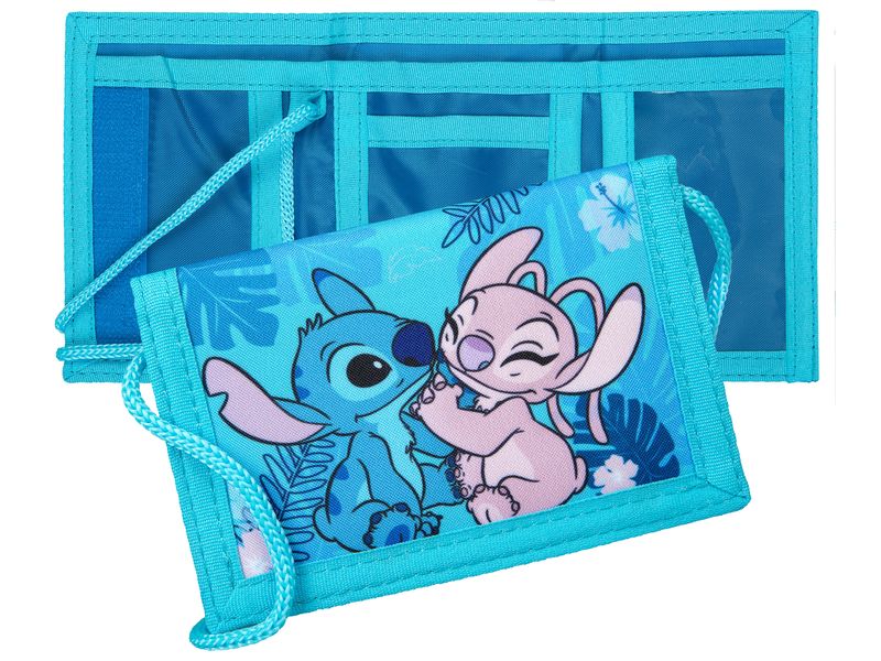 Undercover Portemonnaie Lilo & Stitch 13 cm x 8 cm Geldbeutel mit Umhängeschnur