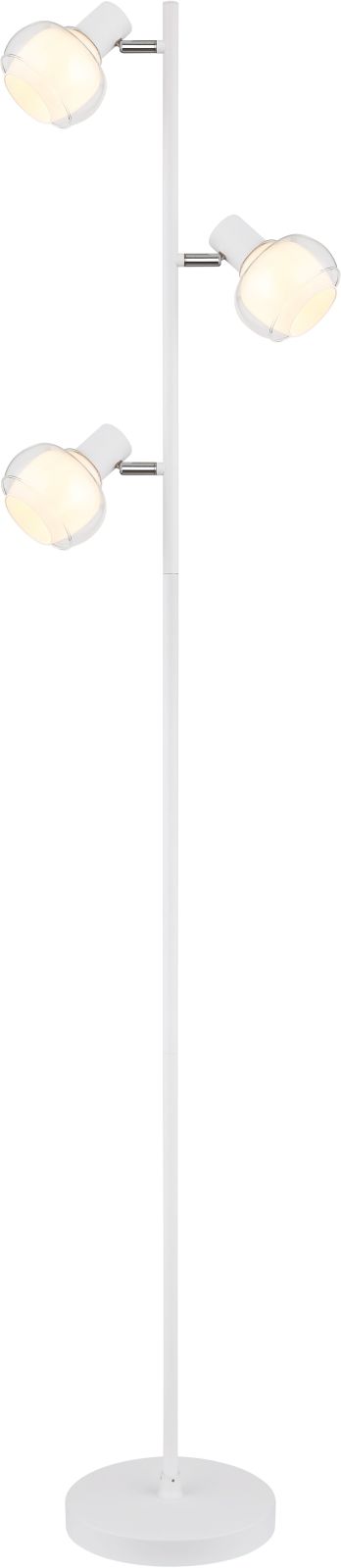 Stehleuchte - weiß matt - 154 cm hoch