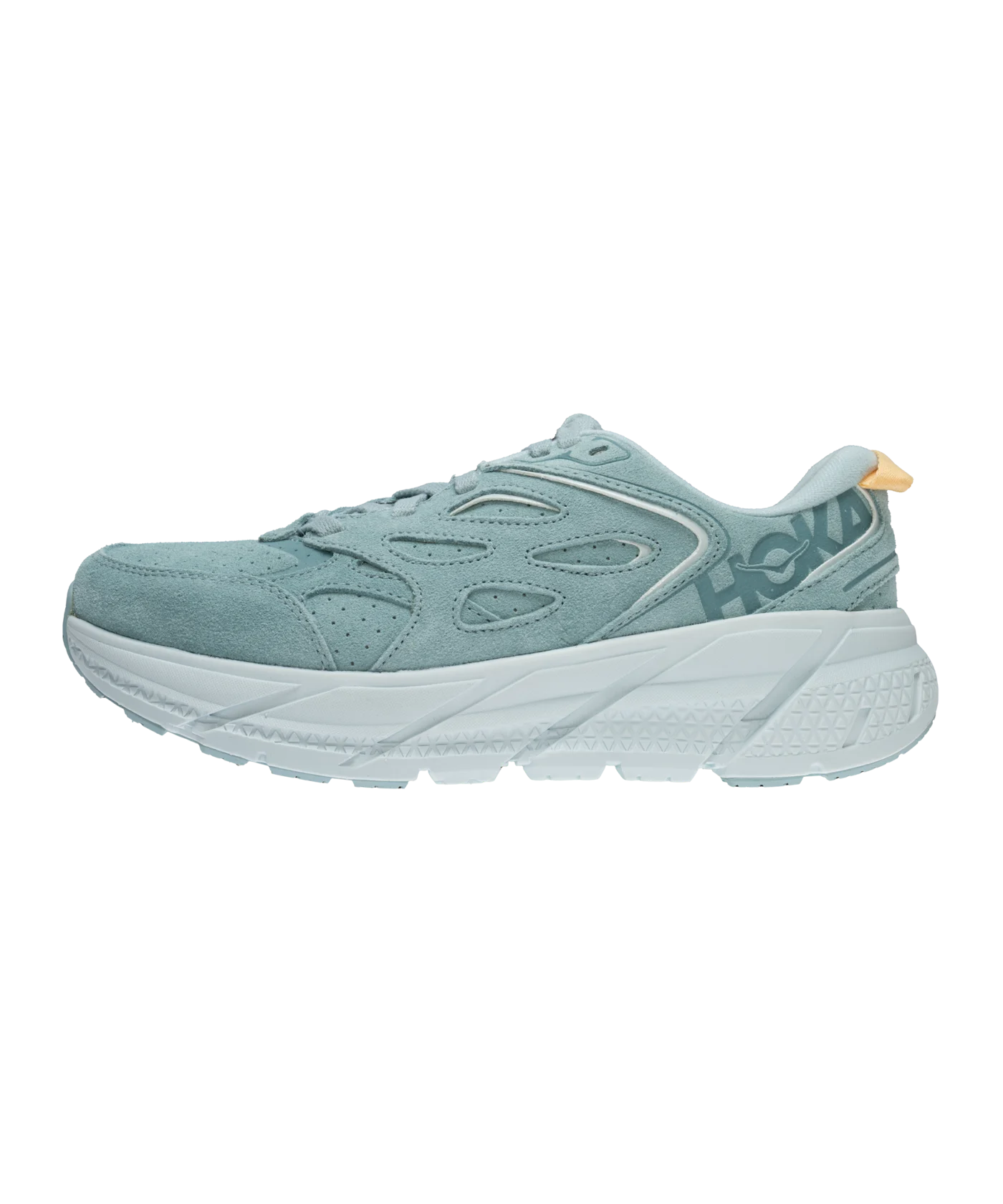 HOKA Clifton L Suede Blau