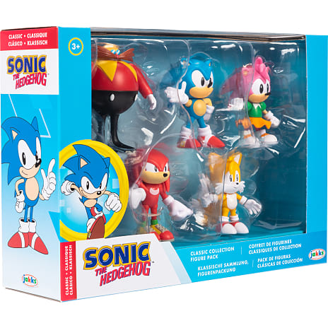 Sonic figursæt med 5 stk. 6 cm