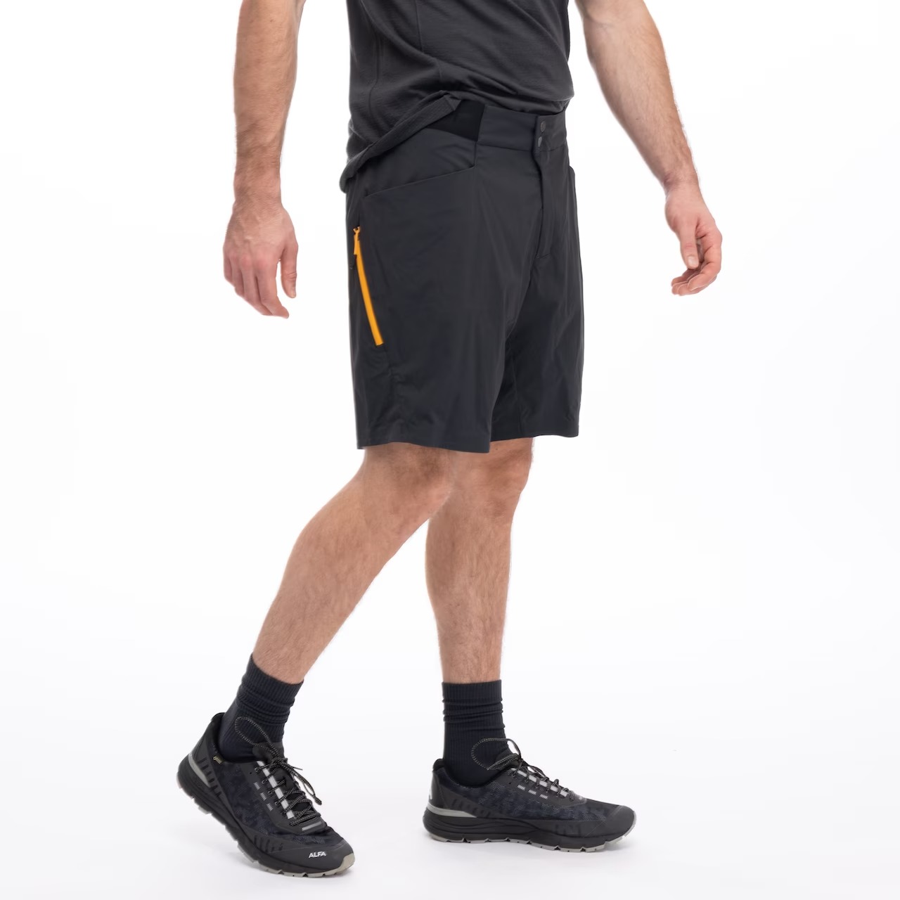 Y LightLine Vapor Shorts Herre Dark Shadow Grey
