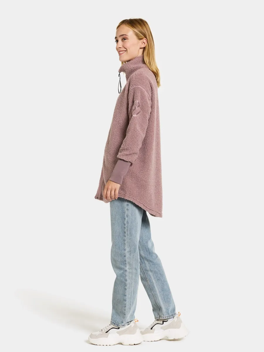 Didriksons Women's Sally Full Zip 2 Faded Wine