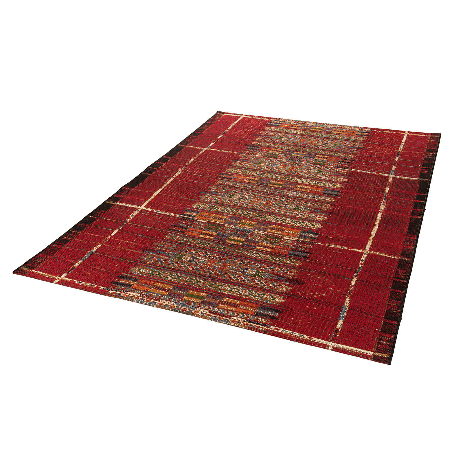 In-/Outdoorteppich - rot - 60x100 cm