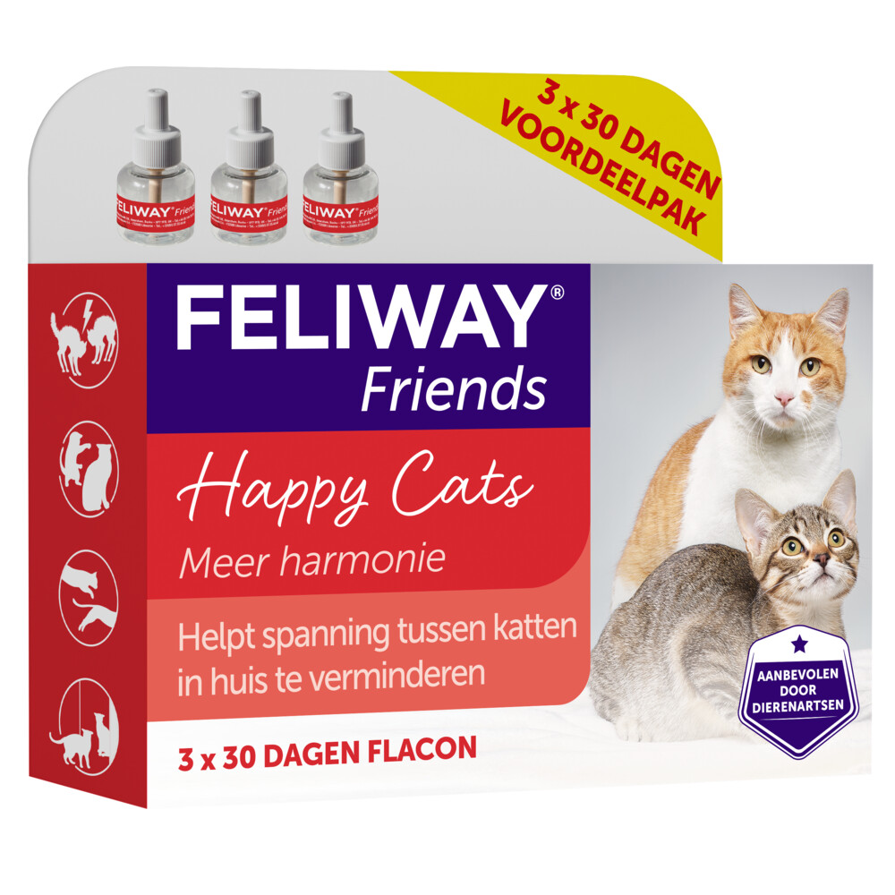 Feliway FriendsNavulling3 x 48 ml