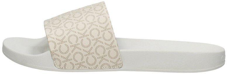 Calvin Klein Pool Slide - Mono gebroken wit