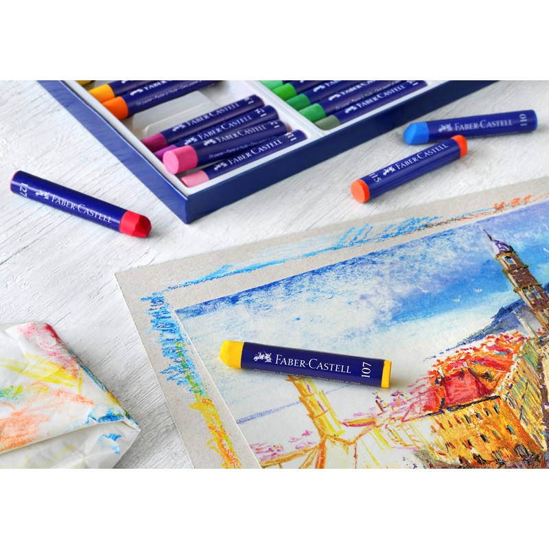 Faber-Castell<br>Oliepastelkridt 12 stk.