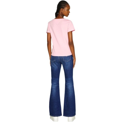 Tommy Jeans - VAQUERO SILVIA HIGH FLARE MUJER DW0DW17156 Azul