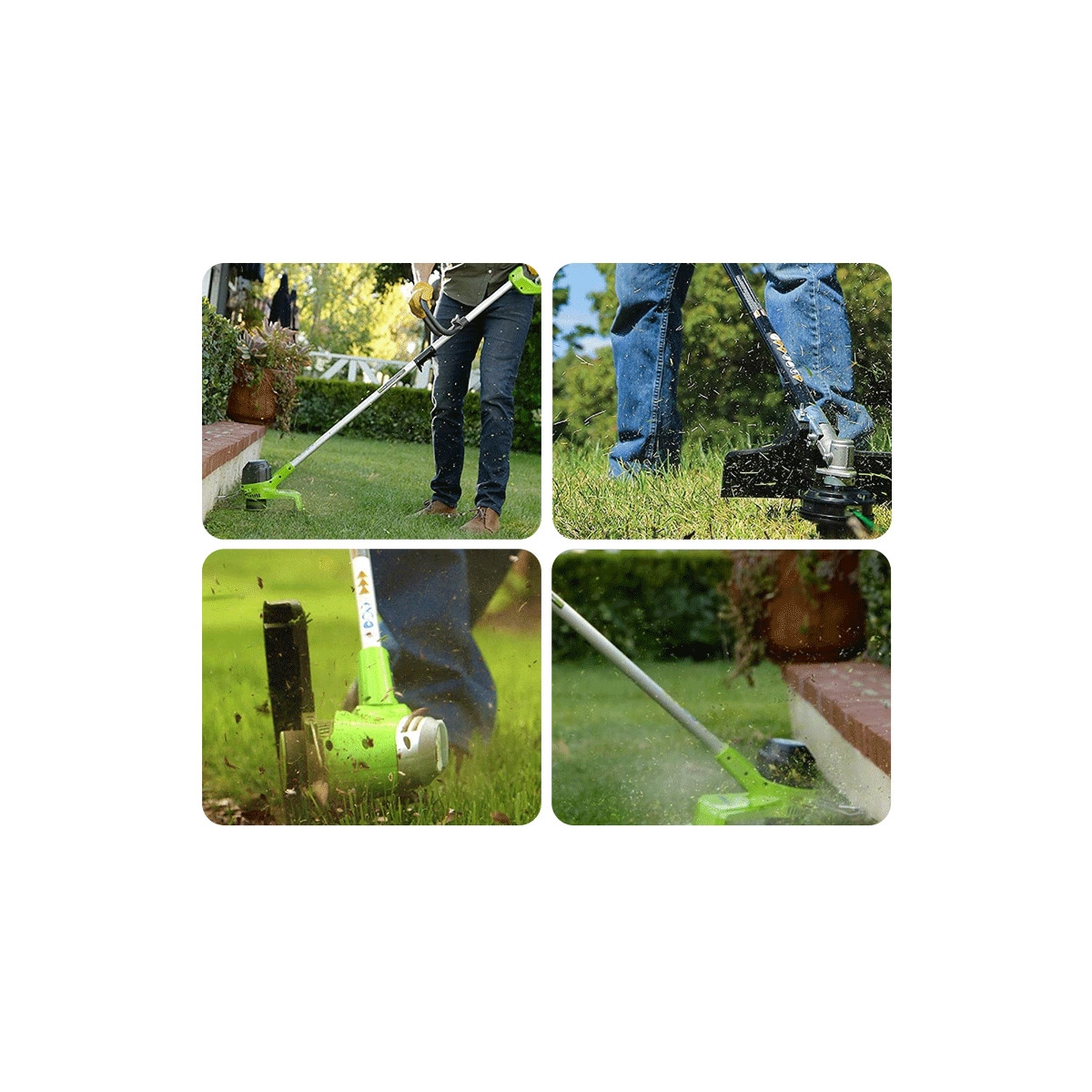 Trimmerspole for Greenworks G40LT/G40LTK2/G40LTK2x/2101507/2101507UA Flerfarget