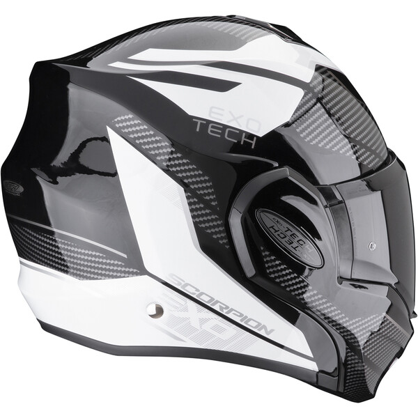 Scorpion - Casque Exo-Tech Evo Animo Noir / Blanc