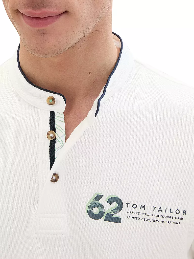TOM TAILOR T-Shirt weiss