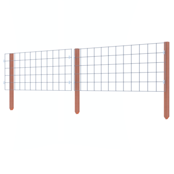 Gaas startpakket tuinhek hardhout ca. 75 x 180 cm liggend