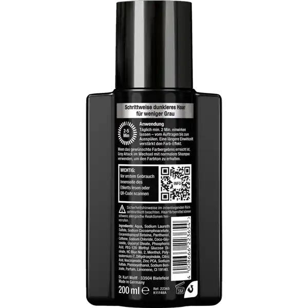 Grey Attack Coffein & Color Shampoo