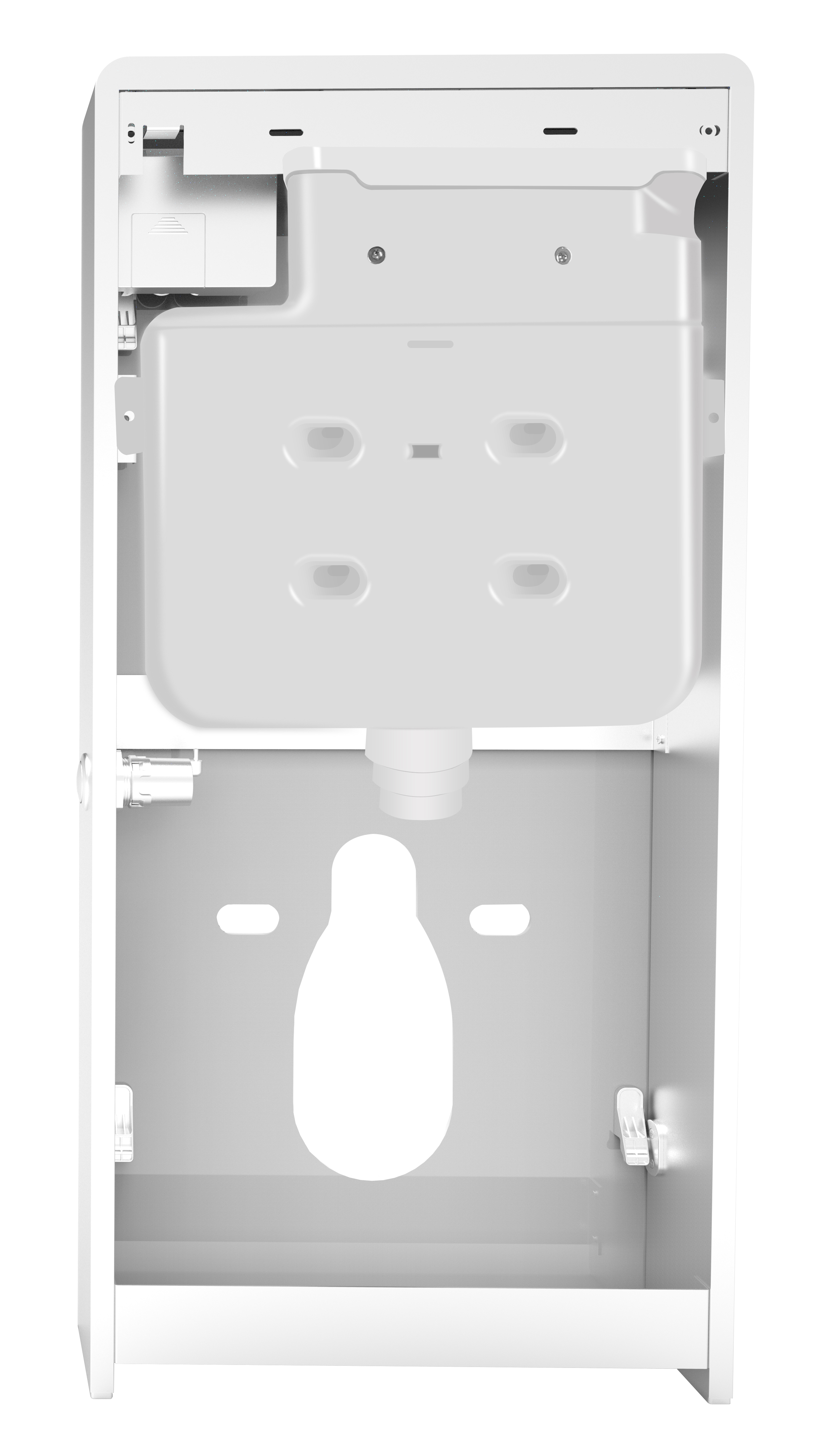 Mueller Sensor toilet reservoir inclusief ombouw zwart