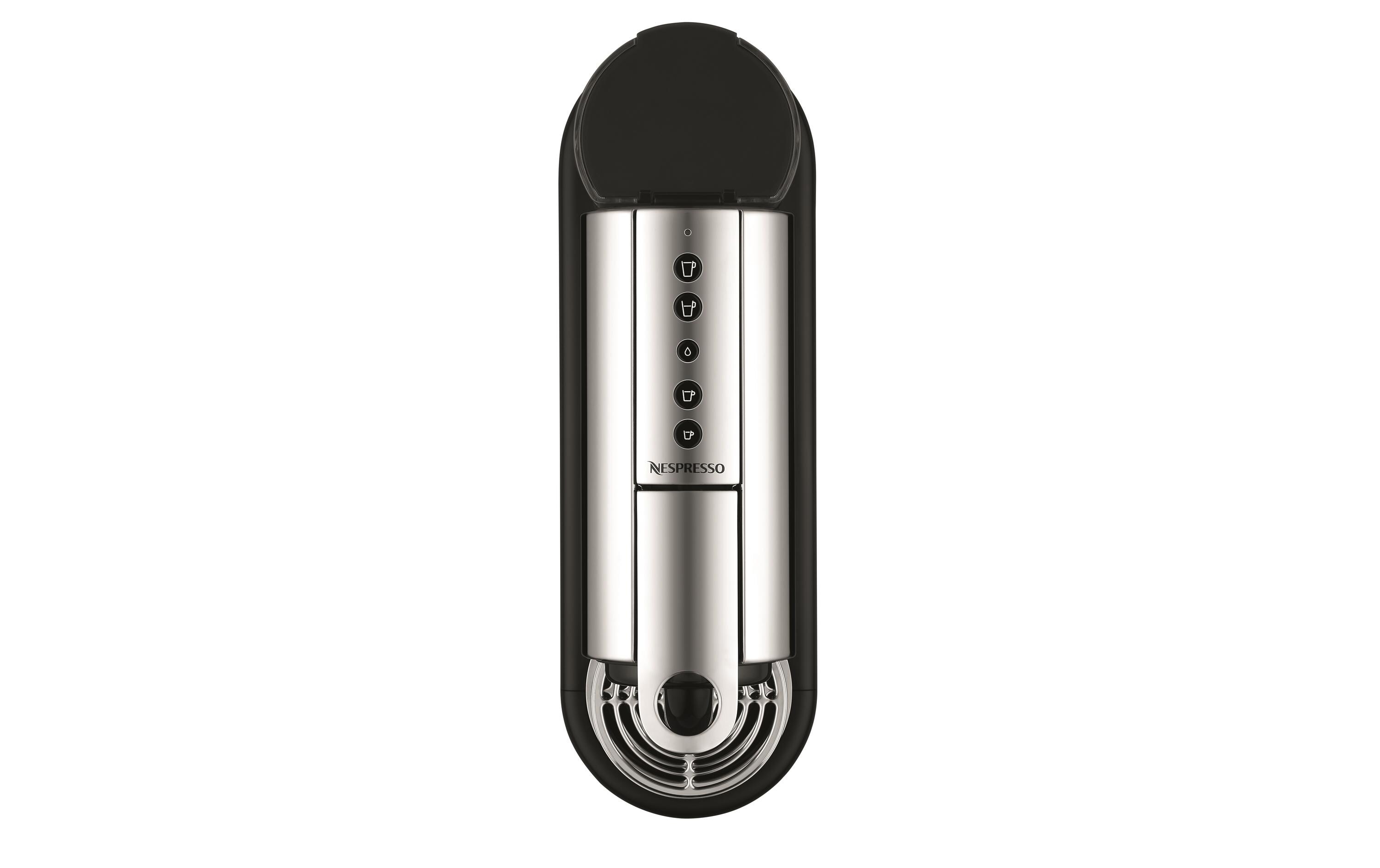 Kaffeemaschine Nespresso CitiZ Platinum EN220.M Silber<br>Elegante Nespressomaschine der Original Line mit Heisswasser-Funktion