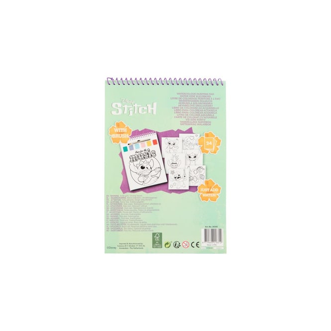 Disney Stitch - Paint & Create - Wasserfarben Malblock