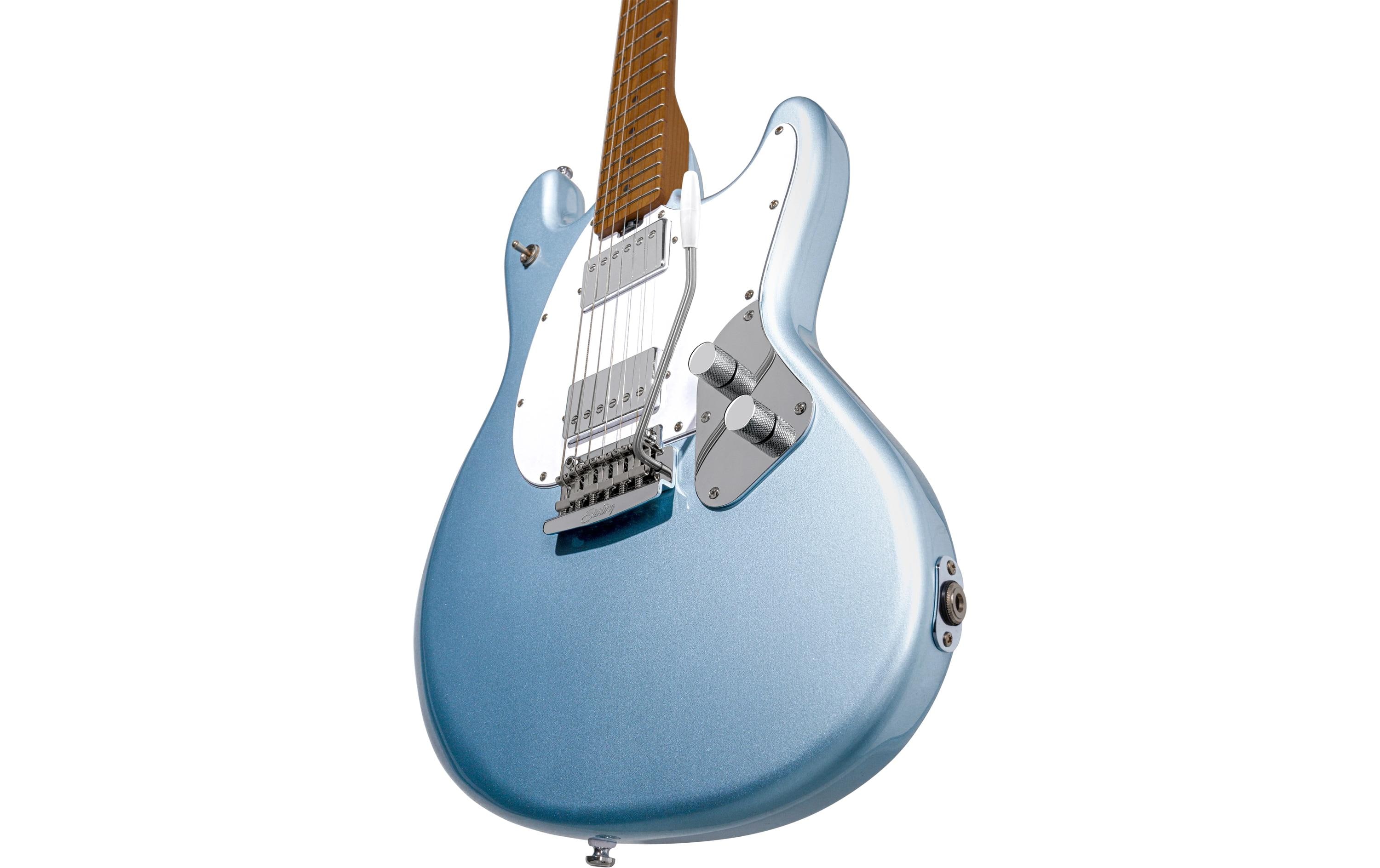 E-Gitarre Stingray SR50 Firemist Silver<br>Gitarre im Vintage-Design mit neuer Ausstattung