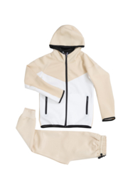 Sand luxe boys set - wit (verzenddatum 27 feb)
