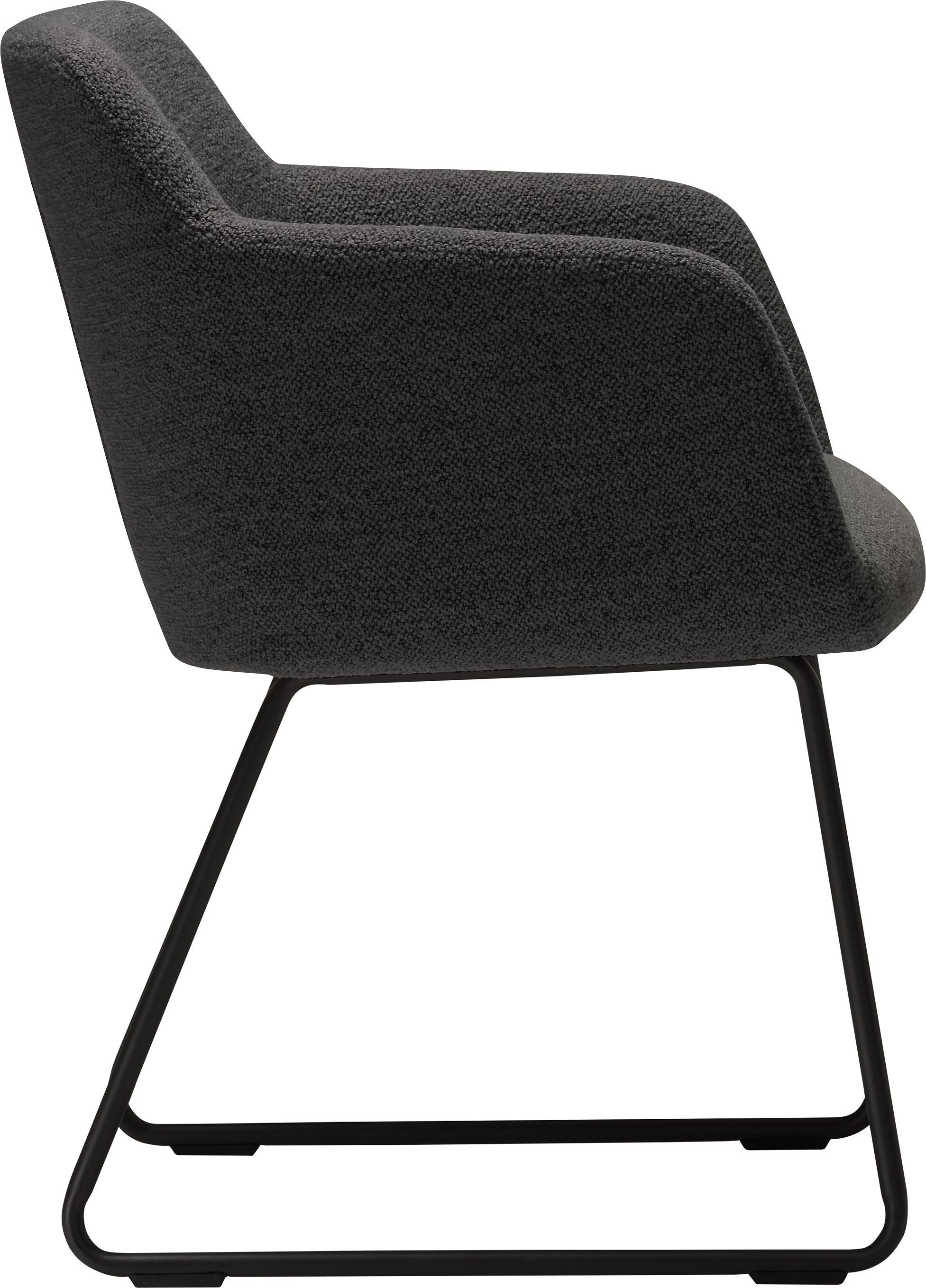 PECORA Stuhl - Anthrazit / B: 57.5 cm x T: 58.0 cm x H: 76.0 cm
