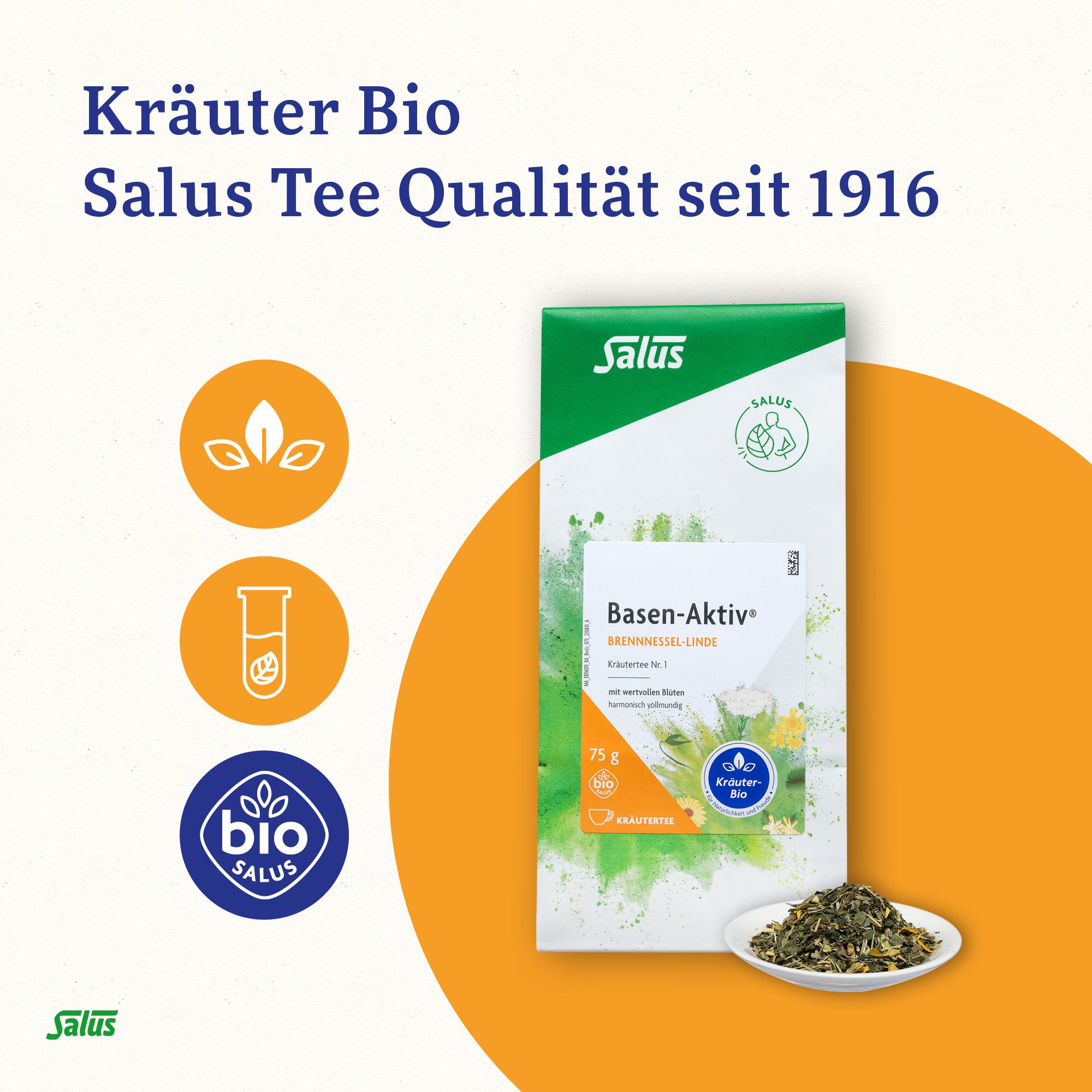 SALUS® Basen-Aktiv® Kräutertee Nr. 1 Brennessel-Linde