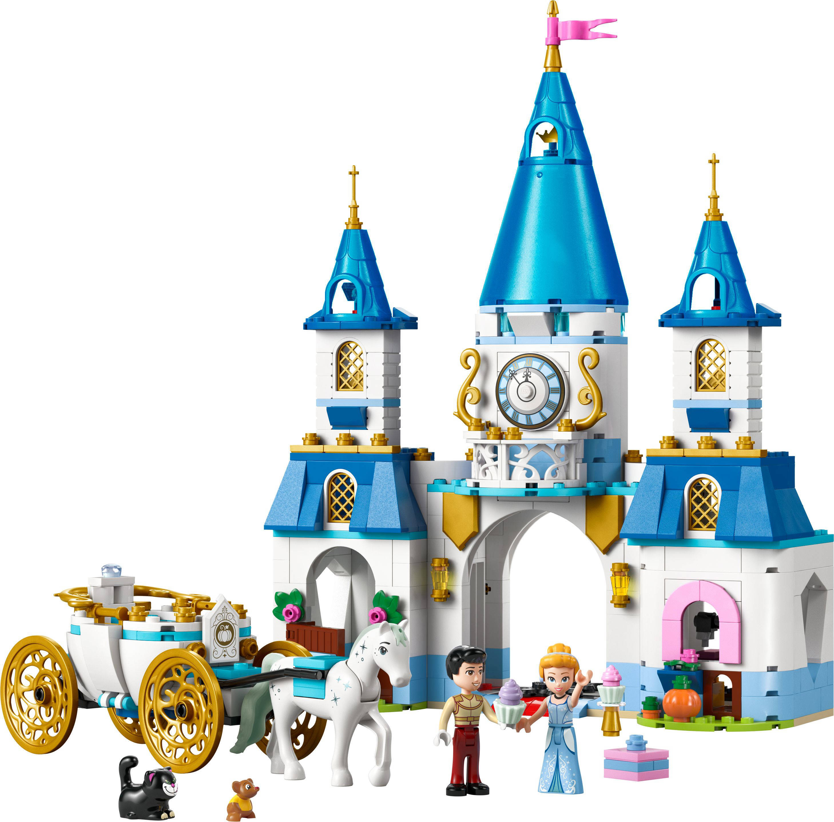 LEGO Assepoesters kasteel en paardenkoets bouwset 43275