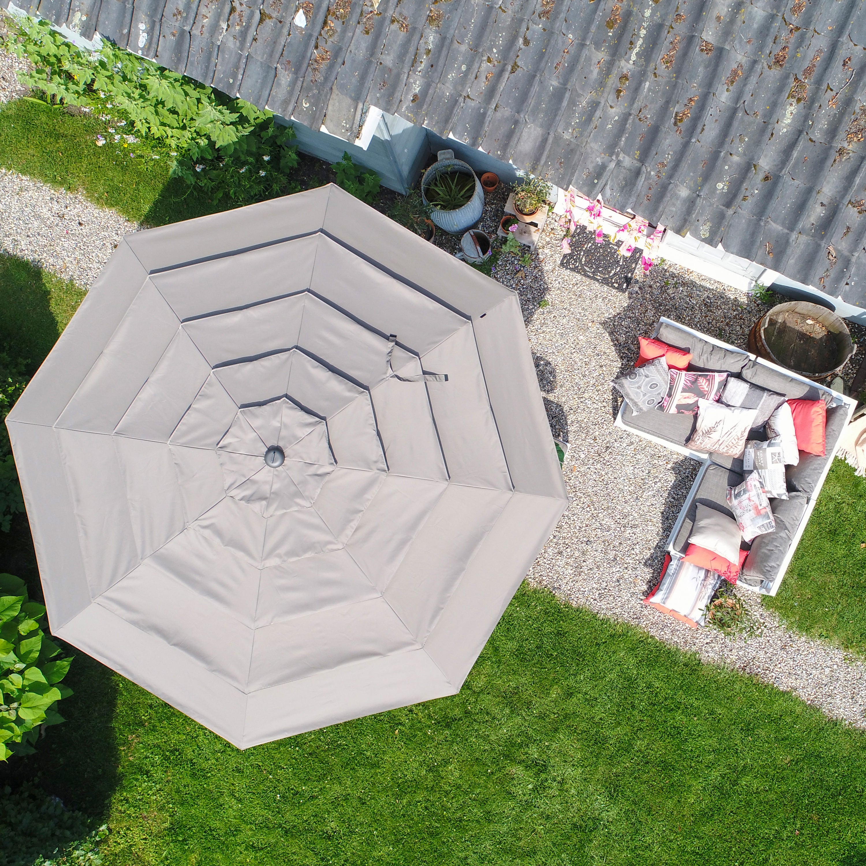 Madison Syros Luxe Stokparasol Ã 350 cm