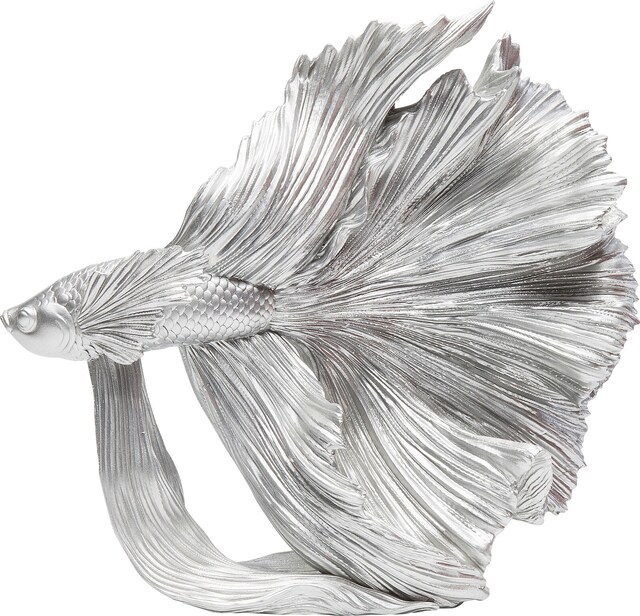 KARE DESIGN Dekofigur BETTA FISH silberfarbig